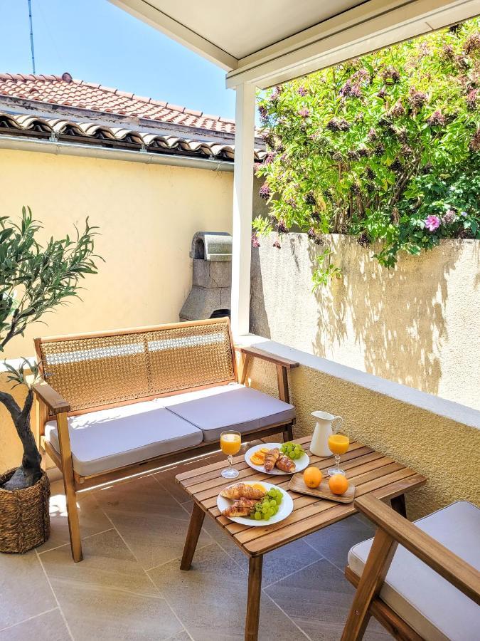 Studio Double Climatise Avec Terrasse - Proche Tram & Centre Montpellier Esterno foto